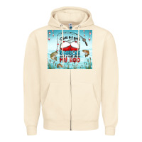 Sandshell show me your bobbers and i will show my rod Zipper Hoodie - MaliasSmallBusiness