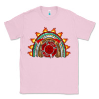 Bubblegum Pink firefighter rainbow Classic Tee - Artiststas