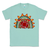 Seafoam firefighter rainbow Classic Tee - Artiststas