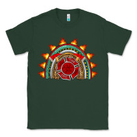 Sports Green firefighter rainbow Classic Tee - Artiststas