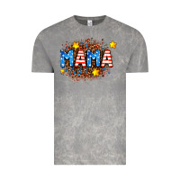 Cloud Rock usa Mama  leopard background Vintage Tee - AdoDesignShop