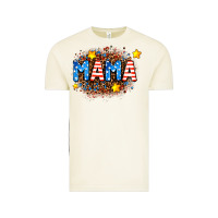 Vintage Arctic usa Mama  leopard background Vintage Tee - AdoDesignShop