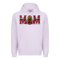 Lilac Mom with Floral Aztec and Leopard Background Premium Hoodie - Bettercallsaul