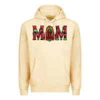 Pina Colada Mom with Floral Aztec and Leopard Background Premium Hoodie - Bettercallsaul