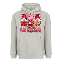 Moon Dust Merry pink Christmas gnomes Heavyweight Hoodie - NancyCooperArtShop
