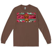 Chestnut dachshund puppy license plate Long Sleeve Tee - Artiststas
