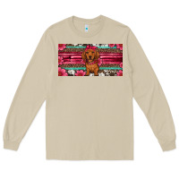 Mushroom dachshund puppy license plate Long Sleeve Tee - Artiststas