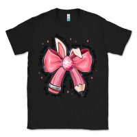 Black easter bunny pencil bow Classic Tee - CowhideDigitalArt