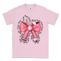 Bubblegum Pink easter bunny pencil bow Classic Tee - CowhideDigitalArt