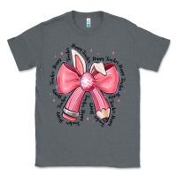 Charcoal Heather easter bunny pencil bow Classic Tee - CowhideDigitalArt