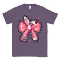 Lavender easter bunny pencil bow Classic Tee - CowhideDigitalArt