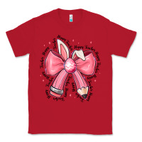 Red easter bunny pencil bow Classic Tee - CowhideDigitalArt