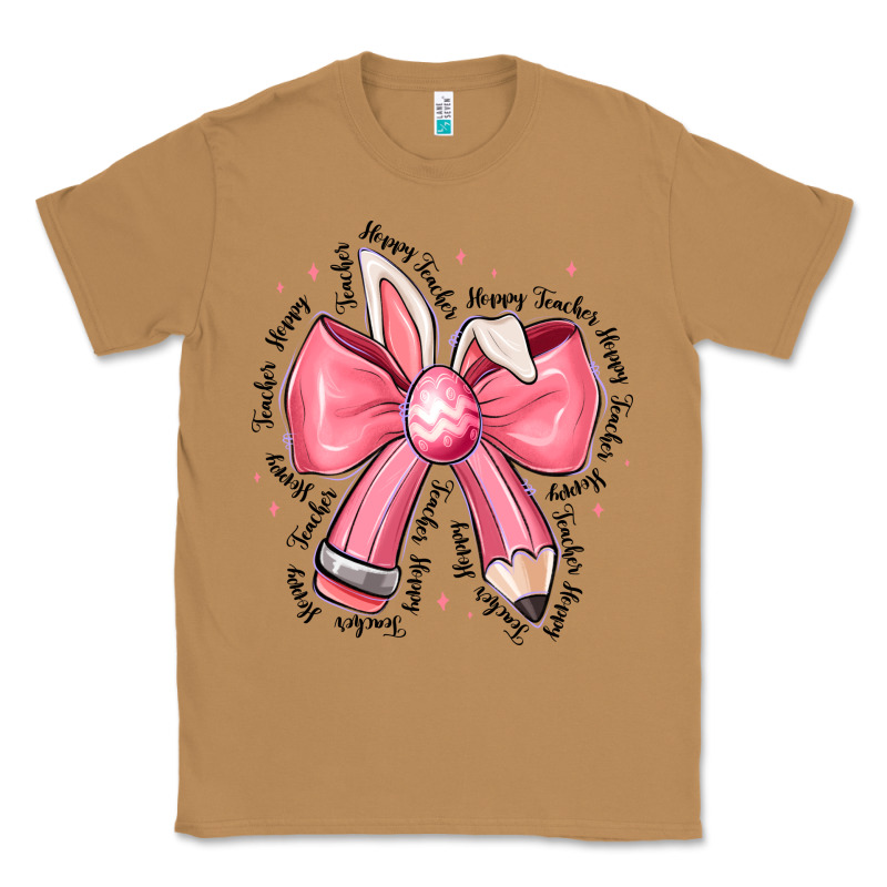 Easter Bunny Pencil Bow Classic Tee by CowhideDigitalArt | Teevron