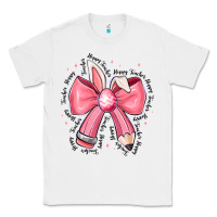White easter bunny pencil bow Classic Tee - CowhideDigitalArt