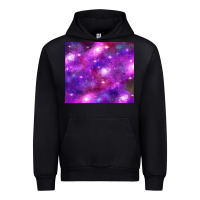 Black colorful abstract galaxy black and purple Urban Hoodie - TumblerDesignByShophia