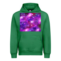 Emerald colorful abstract galaxy black and purple Urban Hoodie - TumblerDesignByShophia