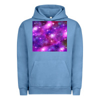 Pigment Pebble Blue colorful abstract galaxy black and purple Urban Hoodie - TumblerDesignByShophia