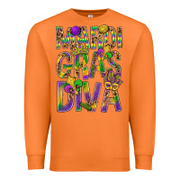 Carrot Mardi Gras diva Premium Sweatshirt - BundleAndBundleShop