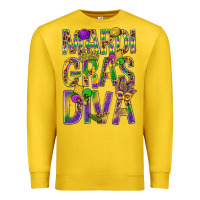 Lemon Mardi Gras diva Premium Sweatshirt - BundleAndBundleShop