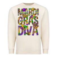 Sandshell Mardi Gras diva Premium Sweatshirt - BundleAndBundleShop