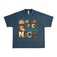 Midnight Navy pumpkin spice everything nice Urban Heavy Tee - AdoDesignShop