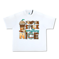White pumpkin spice everything nice Urban Heavy Tee - AdoDesignShop
