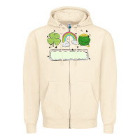 Sandshell st patrick's trio name patch Zipper Hoodie - MaliasSmallBusiness