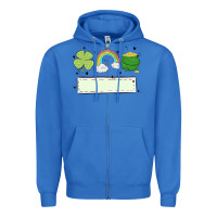 True Royal st patrick's trio name patch Zipper Hoodie - MaliasSmallBusiness