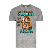 Cloud Rock be strong and courageous Vintage Tee - JahusDesignShop