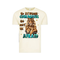 Be Strong And Courageous Vintage Tee | Teevron