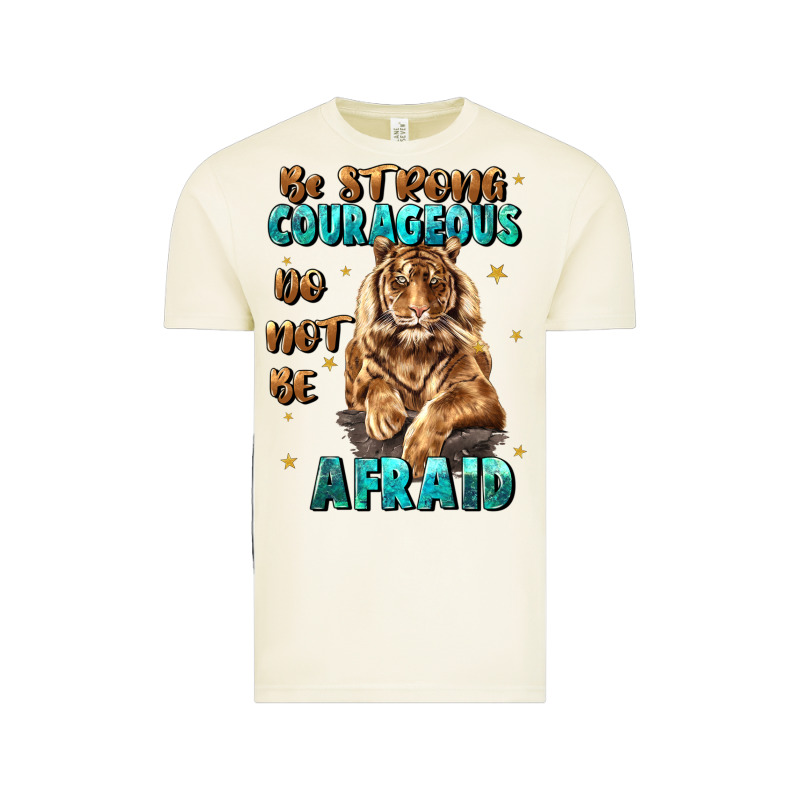 Be Strong And Courageous Vintage Tee by JahusDesignShop | Teevron