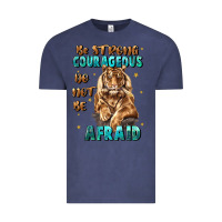 Vintage Denim be strong and courageous Vintage Tee - JahusDesignShop