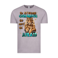 Vintage Zinc be strong and courageous Vintage Tee - JahusDesignShop
