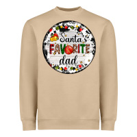 Christmas  Santas Favourite Heavyweight Sweatshirt | Teevron