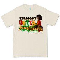 Bone Straight outta Juneteenth Premium Tee - RanaPortraitStore