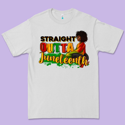 Premium Tee Straight outta Juneteenth