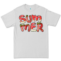 Dove Grey summer watermelon and strawberry Premium Tee - BarkalooDesign