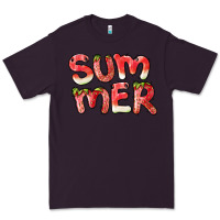Plum summer watermelon and strawberry Premium Tee - BarkalooDesign