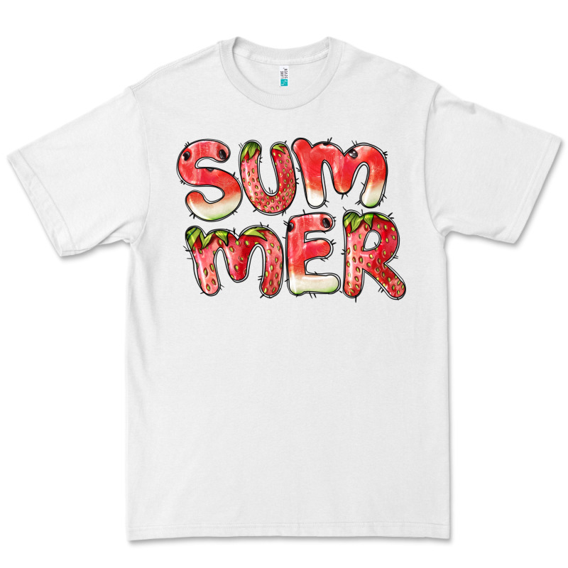 Summer Watermelon And Strawberry Premium Tee by BarkalooDesign | Teevron