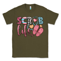 Army Green scrub life Classic Tee - BundleAndBundleShop