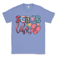 Colony Blue scrub life Classic Tee - BundleAndBundleShop
