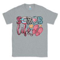 Heather Grey scrub life Classic Tee - BundleAndBundleShop