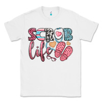 White scrub life Classic Tee - BundleAndBundleShop