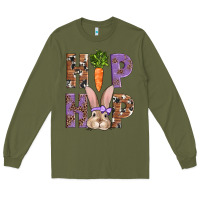 Army Green Easter hiphop Long Sleeve Tee - AdoDesignShop