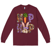 Burgundy Easter hiphop Long Sleeve Tee - AdoDesignShop