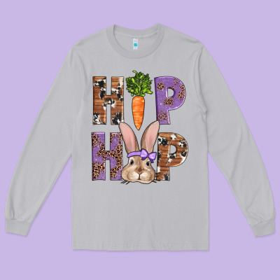 Easter Hiphop Long Sleeve Tee Designed By Adodesignshop