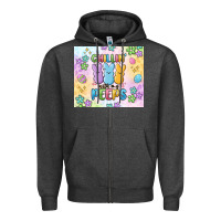 Charcoal Heather chillin' with my peeps Zipper Hoodie - MaliasSmallBusiness