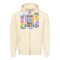 Sandshell chillin' with my peeps Zipper Hoodie - MaliasSmallBusiness