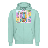 Seafoam chillin' with my peeps Zipper Hoodie - MaliasSmallBusiness