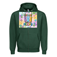 Sports Green chillin' with my peeps Zipper Hoodie - MaliasSmallBusiness